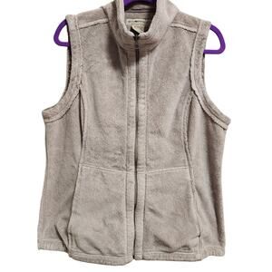 Womens Fall plush vest size L Exofficio brand